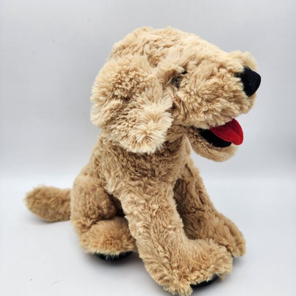 Ben Ben Panting Tongue Puppy Dog Plush 11" Sewn Eyes Stuffed Animal Toy 2023 - Picture 2 of 8